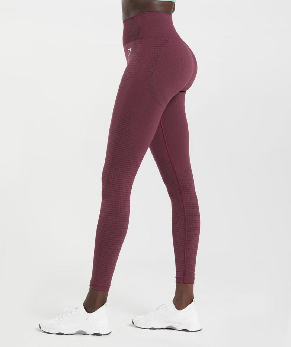 Leggins Gymshark Vital Seamless 2.0 Mujer Burdeos | CO 2835AHK